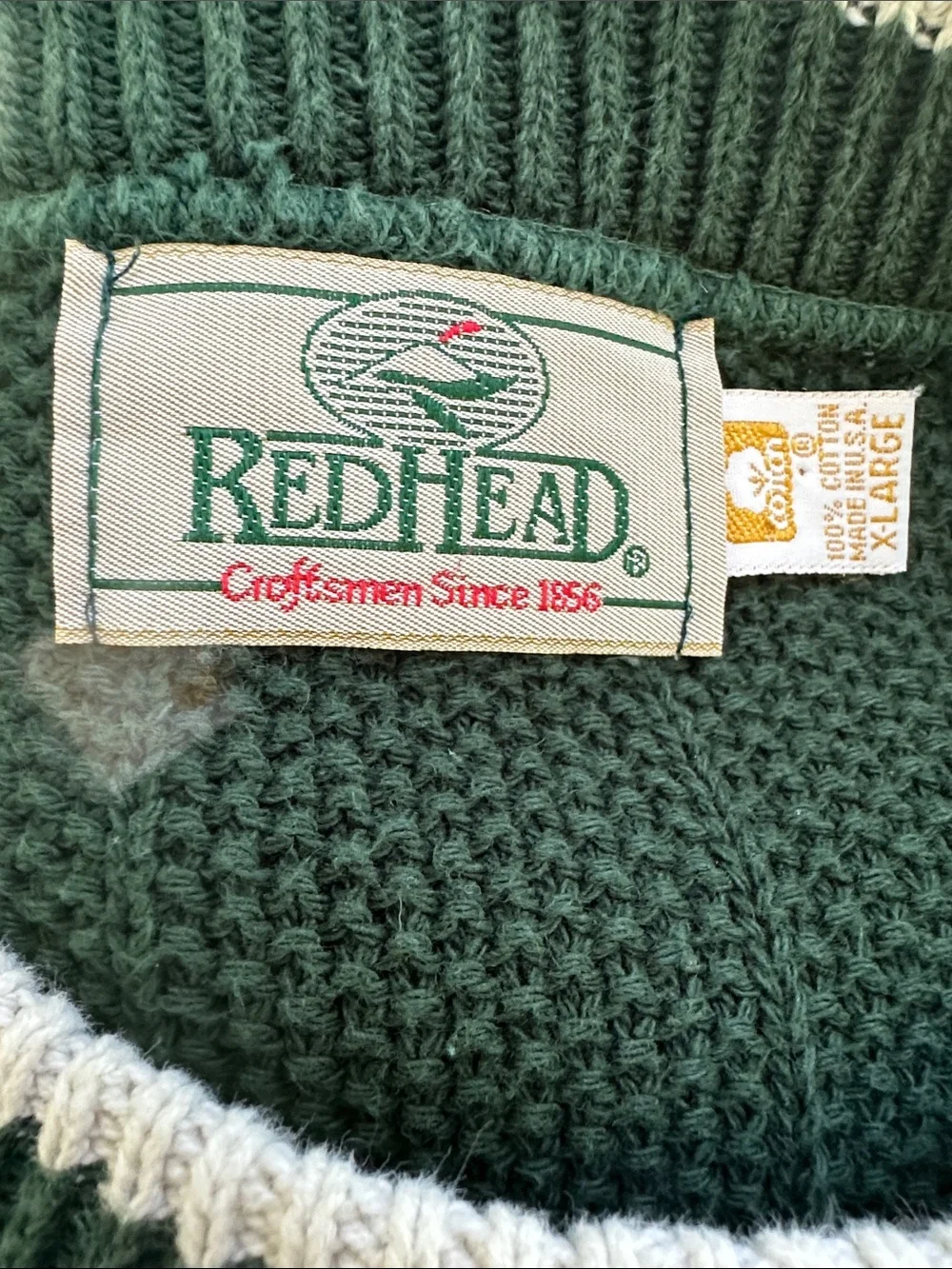 RedHead vintage knit
